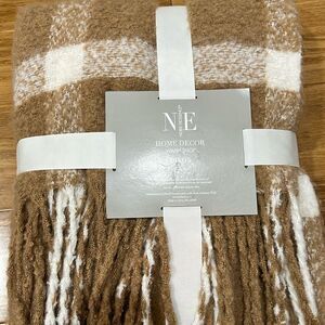 Noble Excellence Warm Shop Collection Dixon Faux Mohair Throw Blanket